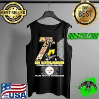 Funny Ben Roethlisberger Steelers 2022 Thank You For The Memories Signature Shirt Tank Top