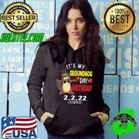 Funny It's My Groundhog Day Birthday 2.2.22 Party Feb 2nd 2022 T-Shirt