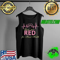 Funny Women Costume AKA Pink Goes Red For Heart Health Awareness T-Shirt Tank Top