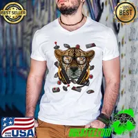 Gamer Cheetah Gaming Animal Video Game Player Boys Kids T-shirt
