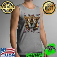 Gamer Cheetah Gaming Animal Video Game Player Boys Kids T- Tank Top