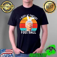 I Suck At Fantasy Football anti Joe Biden Fantasy Football T-Shirt Unisex
