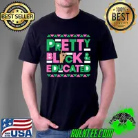 Nice J15 Founder's Day AKA Women Pretty Black Educated Hand Sign T-Shirt Unisex