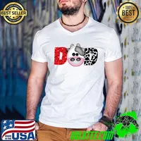 Nice Mens Dad of The Birthday For Boy Cow Farm Birthday cow daddy 1st Premium T-Shirt