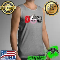 Nice Mens Dad of The Birthday For Boy Cow Farm Birthday cow daddy 1st Premium T-Shirt Tank Top