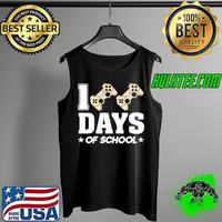 Original Cute 100 Days Of School Video Game Lover 100th Day Of School T- Tank Top