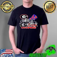 Premium 2022 Champions Uga Bulldogs Braves Ncaa Georgia Bulldogs Shirt Unisex
