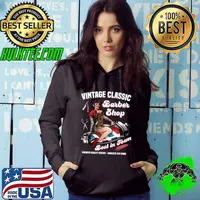 Premium Barber Design Gifts for Hairdresser Mens Hair Barbershop T-Shirt