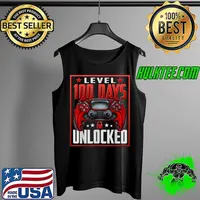 Premium Level 100 Days Of School Unlocked 100th Back To School Gifts T-Shirt Tank Top