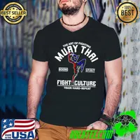 The art of fighting muay thai boxing spirit fight culture shirt