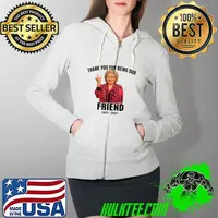Top Betty loves thank you for being our friend 1922-2021 T-Shirt Full Zip Hooded