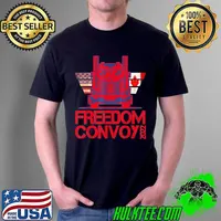 Awesome Freedom Convoy 2022, Support Our Truckers Convoy T-Shirt Unisex