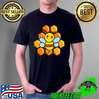 Cartoon Honey Bee I Bumble Bee I Kids Bee Premium T-Shirt Unisex