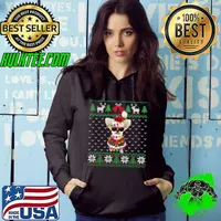Chihuahua Dog Mom Women Christmas Ugly Sweater Sweat T- Hoodie
