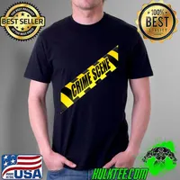 Crime Scene Forensic Tape Police Science Investigator CSI T- Unisex