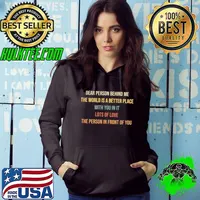 Dear Person Behind Me Funny Retro Quotes & Apparel T-shirt