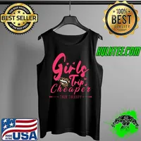 Girls Trip Cheapens Than Therapy 2021 Funny Vacation Getaway T- Tank Top