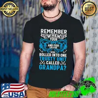 Grandpa Grandfather Fishing Saying Fisherman Fishing T- Guys V Neck