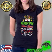 Happy New Year NICU Nurse Crew Christmas Lovely T- Ladies Tee