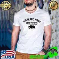 Highland Park Los Angeles Street Sign NELA Northeast LA T-Shirt