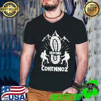Hiker Cohennoz France Hiking Vacation Ski T-Shirt