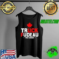 Let's go truck you trudeau usa Canada flag truckers 2022 Tank Top