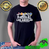 Los angeles Dodgers los angeles Lakers los angeles rams LA la galaxy city of champions Unisex