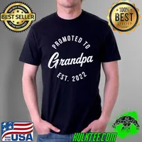 Nice Mens 1st Time Grandpa EST 2022 New First Grandpa 2022 T-Shirt Unisex