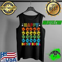 Official 100th Day of School Costume for Kids Girls Boys 100 Days T-Shirt Tank Top