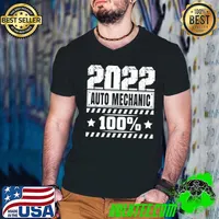 Official Cool Finished Auto Mechanic Saying Auto Mechanic T-Shirt Guys V Neck
