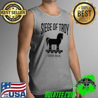 Siege of Troy Trojan Horse Trojan War Greek Mythology Premium T-Shirt Tank Top