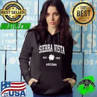 Sierra Vista Arizona Vintage Shamrock Sports Premium T-Shirt Hoodie