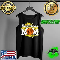 Womens Basketball Mom Sport Team Game Day Fan Coach Mothers Day Premium T-Shirt Tank Top