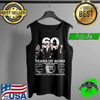 60th 007 years of bond thank you for the memories signatures Tank Top