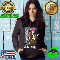 Anime Girl. Anime Stuff. Otaku Just A Girl Who Loves Anime T-shirt