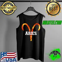 Aries Fire Sign Horoscope Flaming Personality Birthday Premium T-Shirt Tank Top