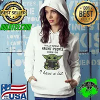 Baby Yoda I fully intend to haunt people when I die I have a list Hoodie