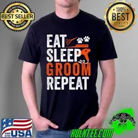 Dog Groomer Funny Dog Grooming Quote Pet Groomer T-Shirt