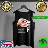 Eagle America Will Never Be Destroyed From The Outside If We Falter And Lose Our Freedoms America Flag Shirt Tank Top