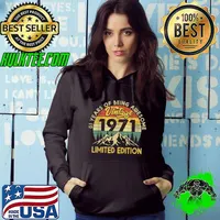 Funny 51 Year Old Vintage 1971 Limited Edition 51st Birthday T-Shirt