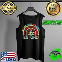 Kindness Autism Awareness Rainbow World Autism Awareness Day T-Shirt Tank Top