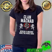 MacNab Clan Scottish Name Coat Of Arms Tartan Family Party T- Ladies Tee