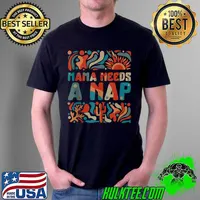 Napping Mama Needs A Nap Pregnancy Baby Shower Lazy New Mom T- Unisex