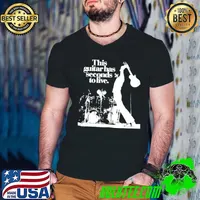Pete townshend the who this guitar has seconds to live rock music legend shirt