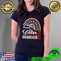 Proud Big Sister Of a 2022 Graduate Class Of 2022 Rainbow T- Ladies Tee