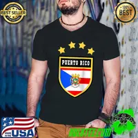 Puerto Rico T-shirt Coat of arms Tee Flag souvenir San Juan T-shirt