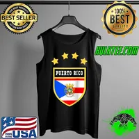 Puerto Rico T-shirt Coat of arms Tee Flag souvenir San Juan T- Tank Top