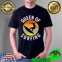 Queen of Surfing Wake Surfer vintage T- Unisex