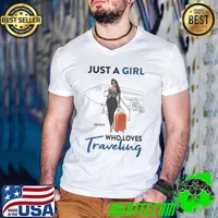 Travel Girl Just A Girl Who Loves Traveling Selena shirt