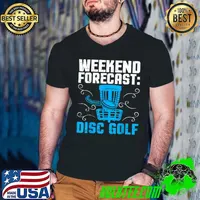 Tree Jockey Disc Golf Player Frisbee Recreational Tosser T-Shirt Guys V Neck